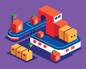 isometric view of a building