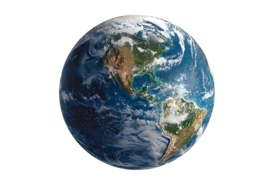 Stunning high resolution image of planet Earth.