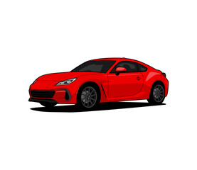 sports car modern design illustration