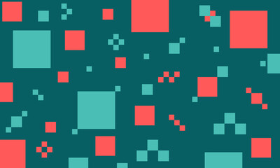 seamless pattern with colorful squares