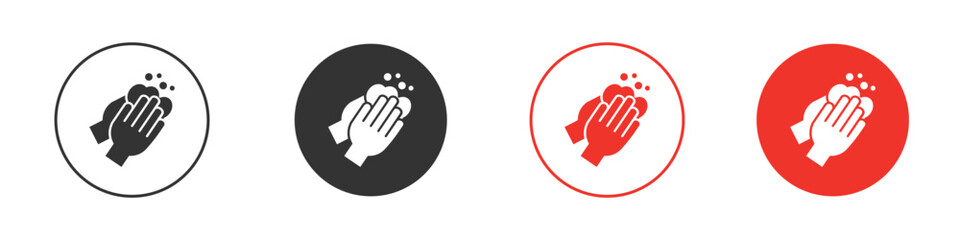 Sanitize hands icon