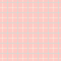 Seamless gingham pattern yellow grey on soft pink