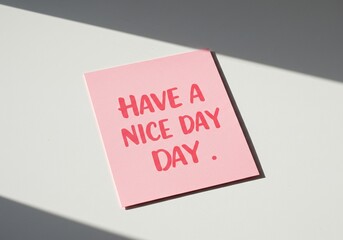 happy a nice day greeting