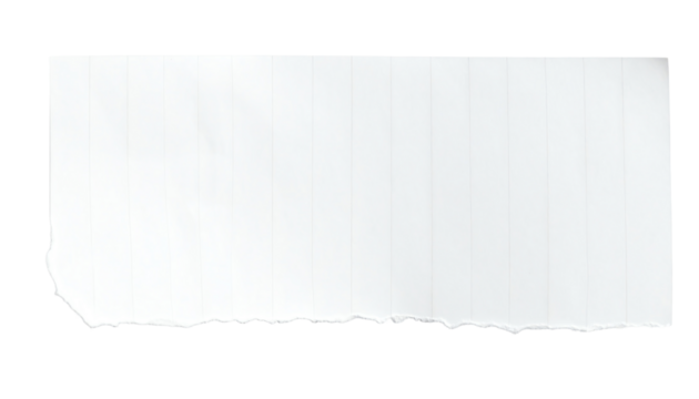 Torn paper strip for creative designs and layouts.