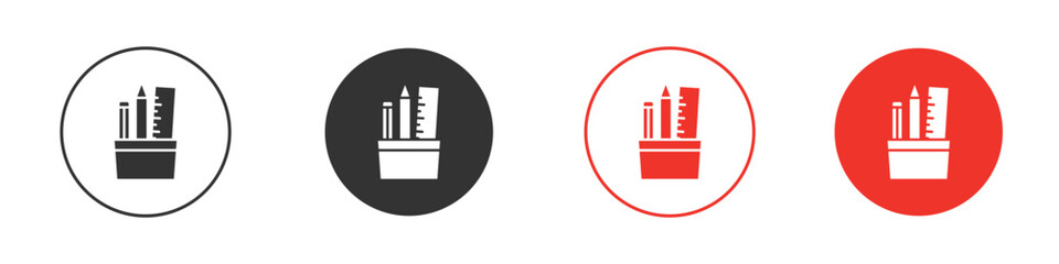 School supplies icon