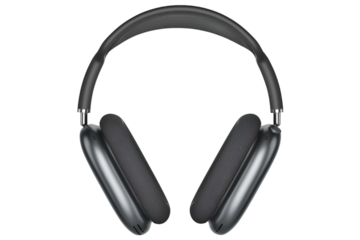 A pair of sleek, modern over-ear headphones designed for immersive audio experiences.