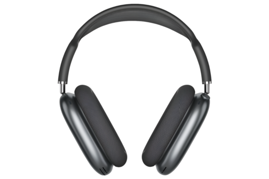 A pair of sleek, modern over-ear headphones designed for immersive audio experiences.
