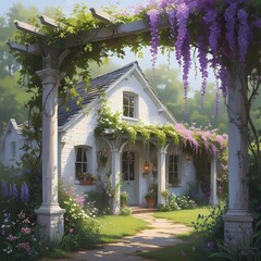 house in the garden
