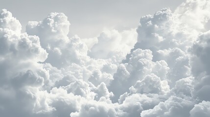 Fluffy flying sky air clouds collection set vector, atmospheric clouds natural cute decoration