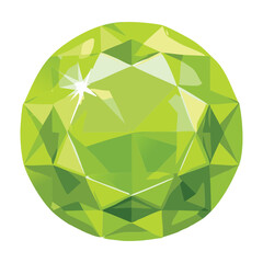 Citrine Shaped Sparkle Element Graphic