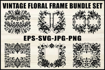 Obraz premium Elegant Baroque Frame Designs