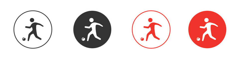 Obraz premium Soccer player icon