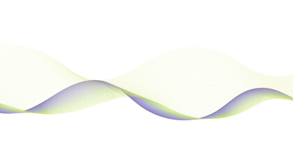 Purple and Green Abstract Wave Background