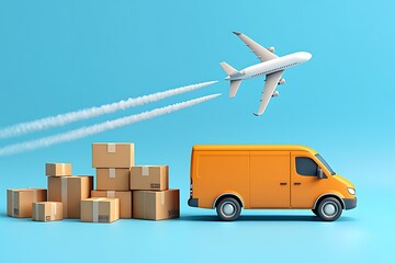 Blue Mason Jar With Refreshing Drink and Popcorn Snack