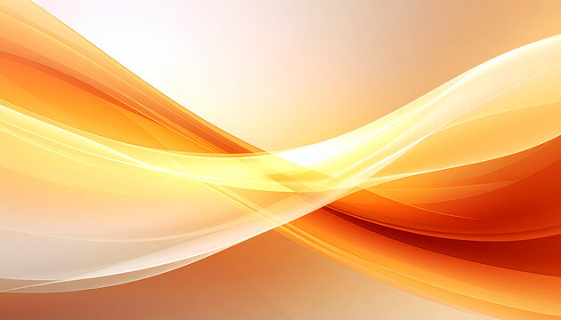 光が交差する明るくやさしいオレンジトーン背景