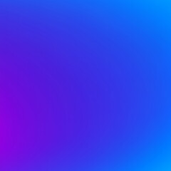 Obraz premium A smooth, vibrant gradient background blending from bright blue to deep purple. Minimalist, modern, and abstract for design. 