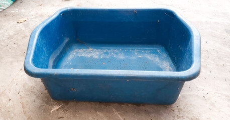 red plastic container