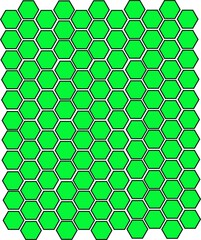 islamic and decorative art pattern in green color