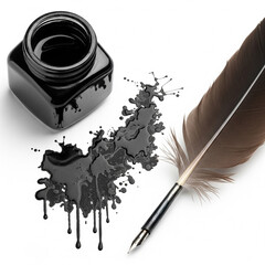 inkwell pen and blot