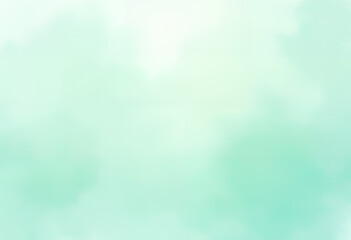 Fototapeta premium Abstract Mint Green Watercolor Background Texture