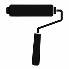 paint roller vector illustration