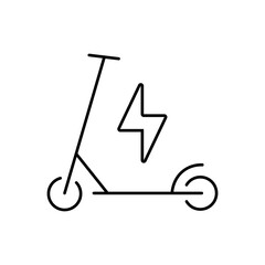 Linear ecology icon. Environment, renewable natural energy. Vector illustration.
