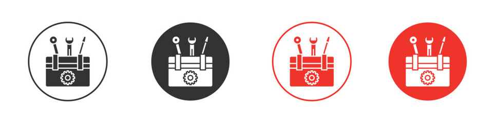 Toolbox icon design, logo, app, UI. Vector illustration, EPS