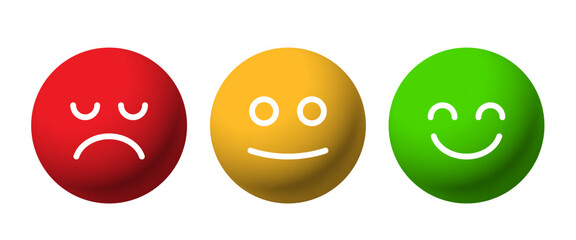 Rating scale or pain scale. Vector clipart isolated on white background.