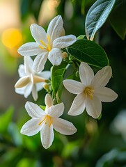 Obraz premium The tuberose in the courtyard