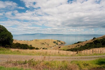 Beautiful Day Landscape in Coromandel, New Zealand