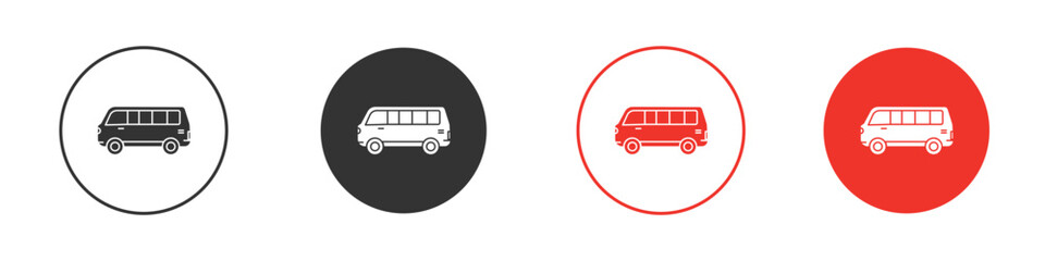 Van icon design, logo, app, UI. Vector illustration, EPS
