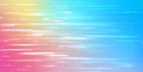 Abstract big data code representation. Modern high-tech data background. Graphic concept for your design