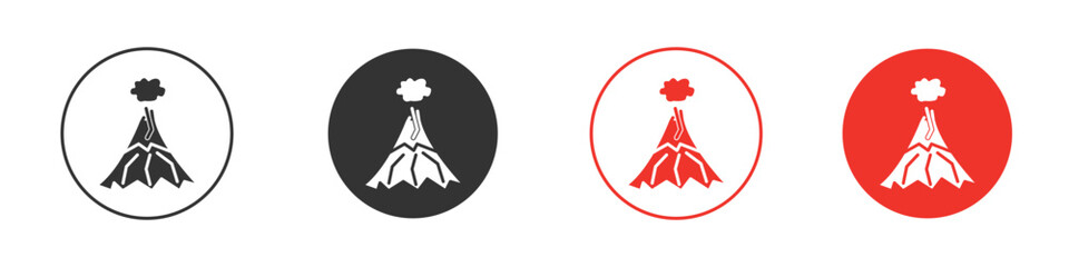 Volcano icon vector, Symbol, logo illustrations