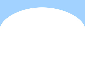 Blue Arch Shaped Background. Vector Template for Posters, Invitations, and Web Design