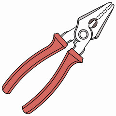 A versatile hand-drawn style vector illustration of a pair of pliers, perfect for conveying themes of repair, construction, DIY projects, and general utility.
