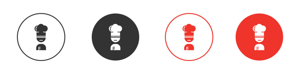 Chef icon design, logo, app, UI. Vector illustration, EPS