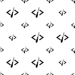 Developer Coding Tool Icon Seamless Pattern Y_2203005