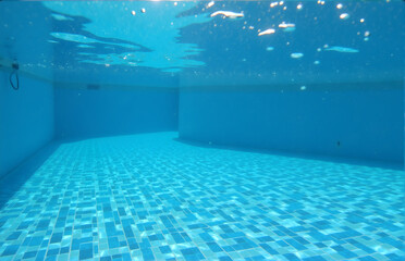 Fototapeta premium Indoor Pool Clear Water Surface