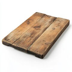Rustic Wooden Cutting Board with Aged Surface for Kitchen Use