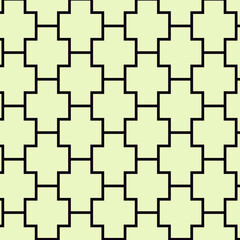 Abstract geometric seamless pattern with interlocking squares.