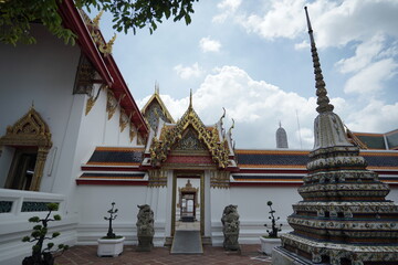 Historic Buddhist Landmark &ndash; Wat Pho Temple Landscape