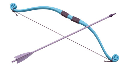 Isolated Bow and Arrow