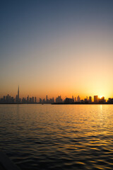 Obraz premium sunset in Dubai