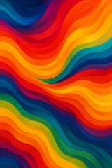A colorful background with wavy lines
