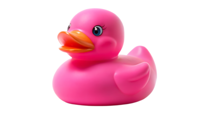 pink rubber duck
