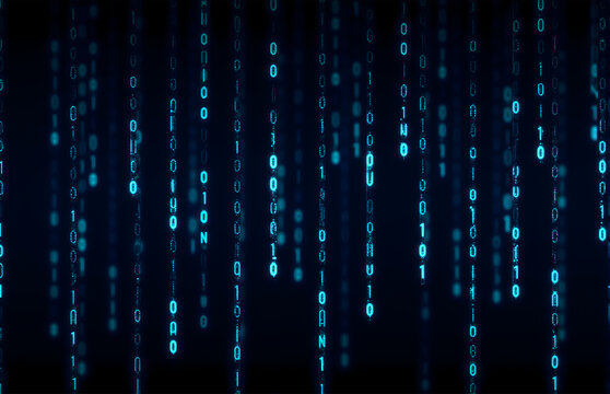 Digital Code Matrix Background