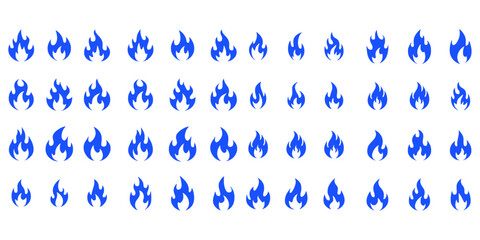 Burning Blue Flame: A mesmerizing array of vibrant blue flames dance, conveying both the untamed power of fire and a touch of serene beauty, perfect for themes of energy, passion.