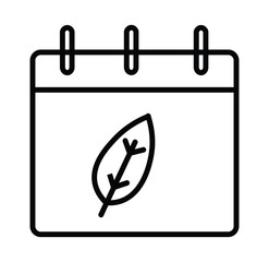 Calendar Icon collection. vector symbol on transparent background