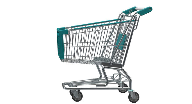 Isolated Shopping Cart