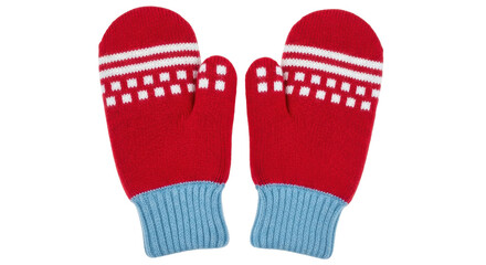 Isolated Winter Mittens